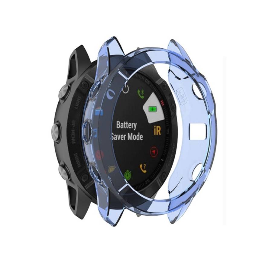 For Garmin Fenix 6X TPU Half Coverage Smart Watch Protevtice Case, For Garmin Fenix 6X
