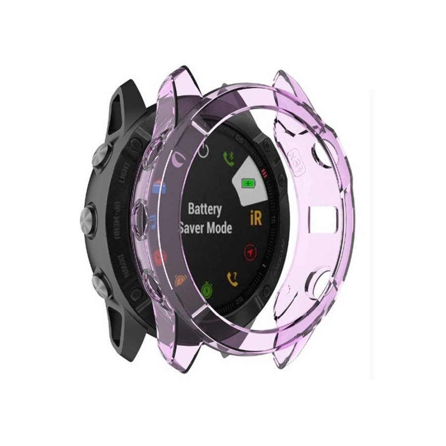 For Garmin Fenix 6X TPU Half Coverage Smart Watch Protevtice Case, For Garmin Fenix 6X
