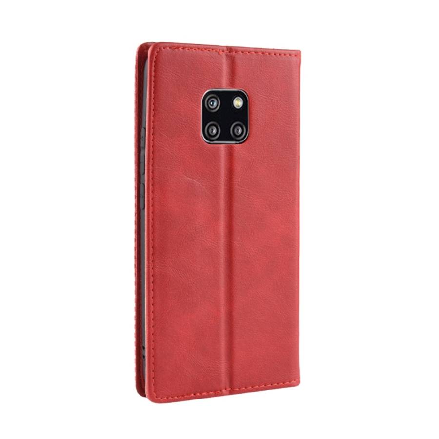 Magnetic Buckle Retro Texture Horizontal Flip Leather Case for Huawei Mate 20 Pro, with Holder &a...