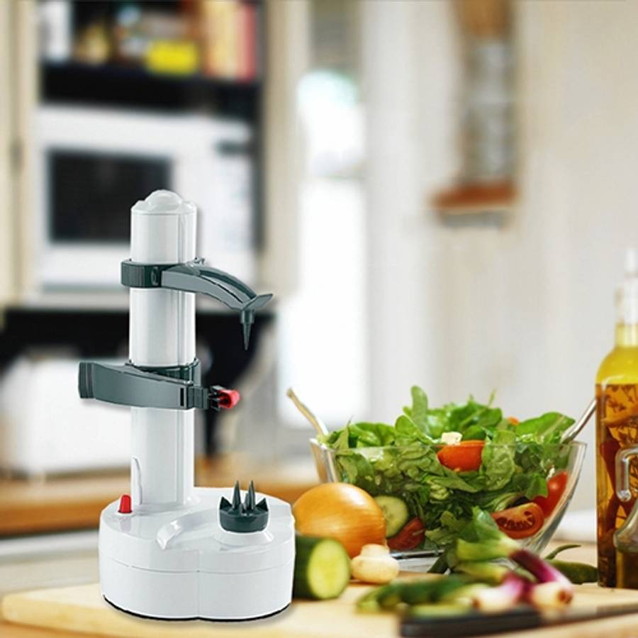 Multifunction Stainless Steel Electric Vegetables Fruit Peeler Automatic Peeling Machine, Dry Bat...