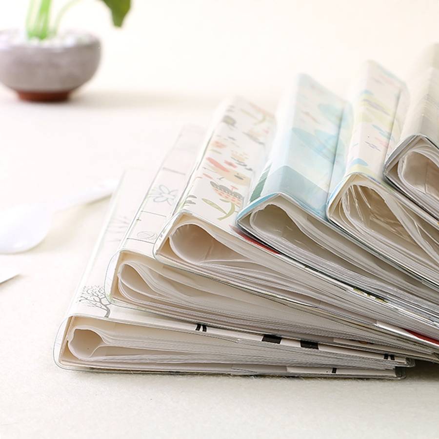 3 inch DIY Creativity Insert Type Mini Exquisite Photo Album, Four Leaf Clover Pattern, Many Tree...
