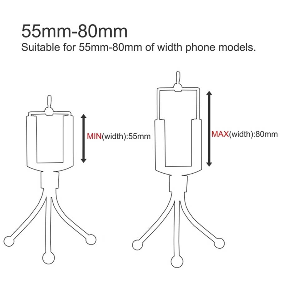 HAWEEL Flexible Octopus Tripod Holder Clip, HWL-6400, HWL-6400HK