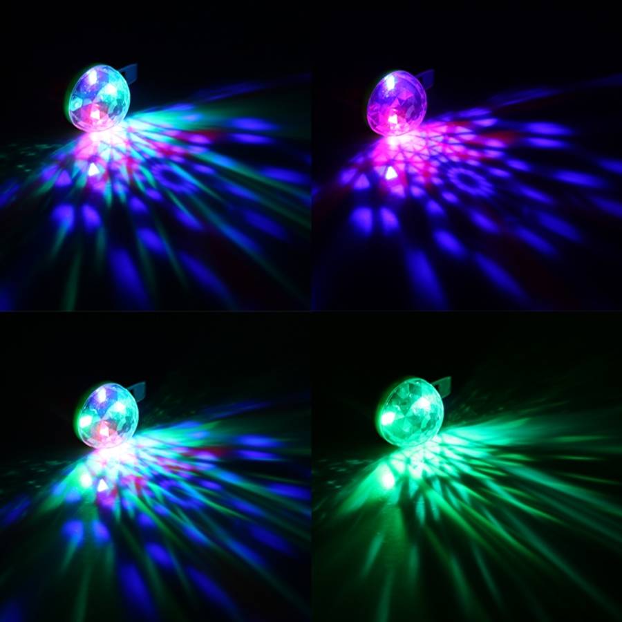 4 LEDs Mini LED Music Sound Control KTV DJ Disco Light Effect Light, LED1799, LED1799T
