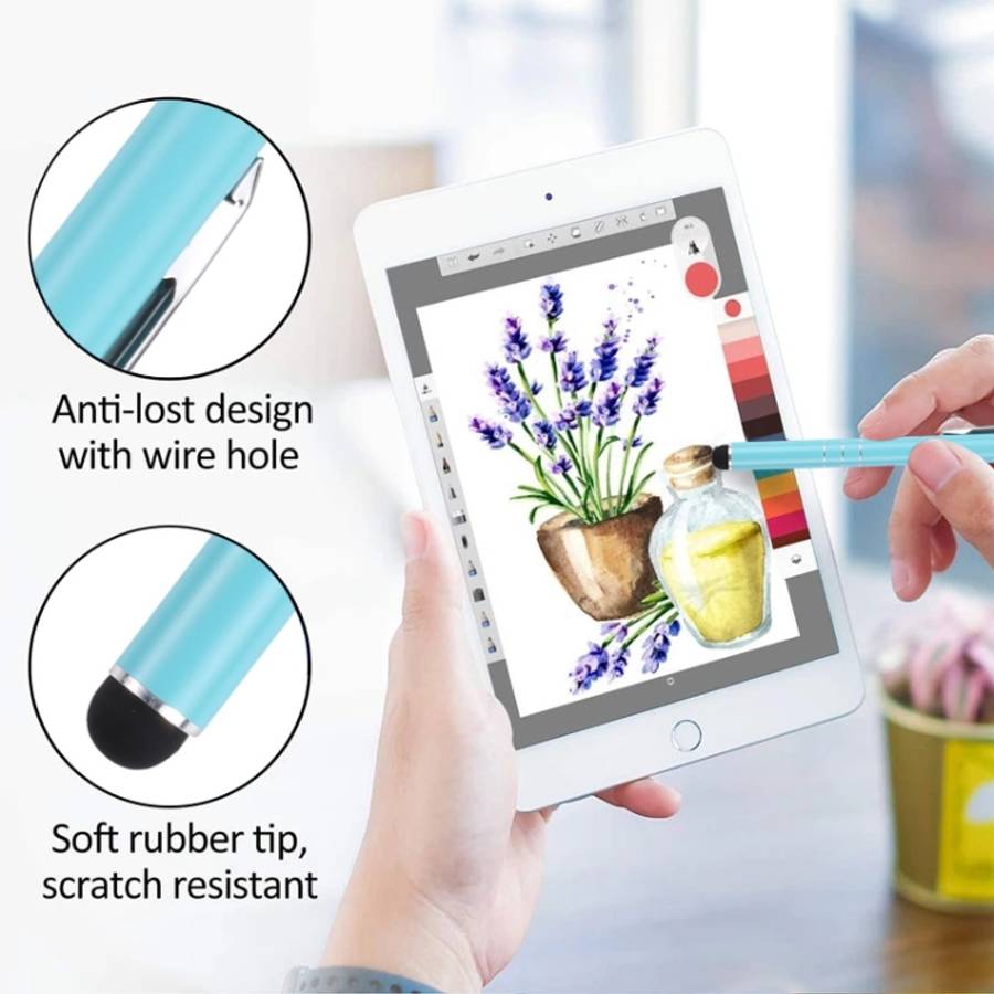 Universal Three Rings Mobile Phone Writing Pen, Phone Writing Pen Sky Blue, Phone Writing Pen Whi...