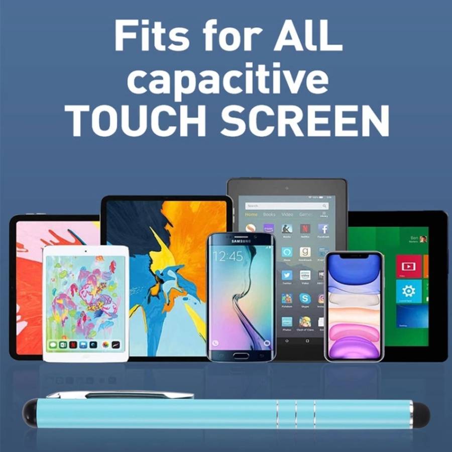 Universal Three Rings Mobile Phone Writing Pen, Phone Writing Pen Sky Blue, Phone Writing Pen Whi...