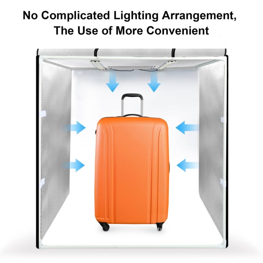 PULUZ 80cm Folding Portable 72W White Light Photo Lighting Studio Shooting Tent Box Kit with 3 Co...
