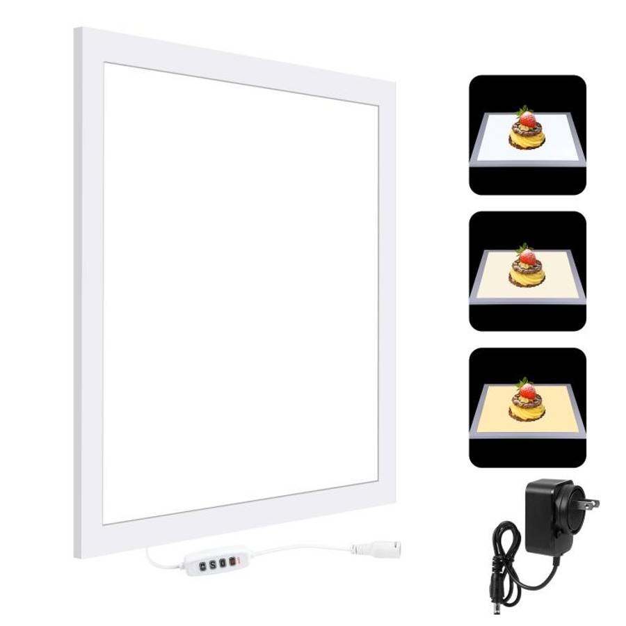 PULUZ 1000LM LED Acrylic No Polar Dimming Shadowless Light Pad with Switch for 40cm Photo Studio ...
