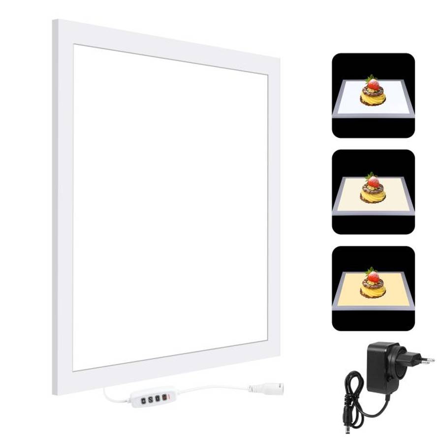 PULUZ 1000LM LED Acrylic No Polar Dimming Shadowless Light Pad with Switch for 40cm Photo Studio ...