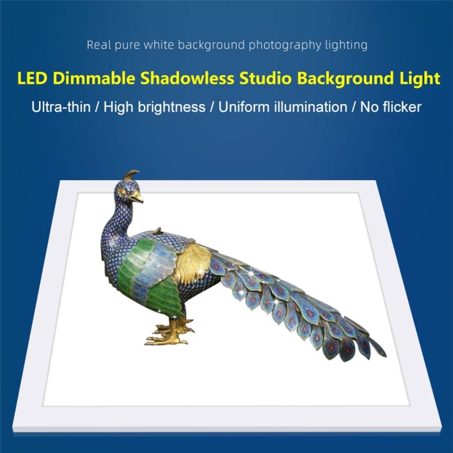 PULUZ 1000LM LED Acrylic No Polar Dimming Shadowless Light Pad with Switch for 40cm Photo Studio ...