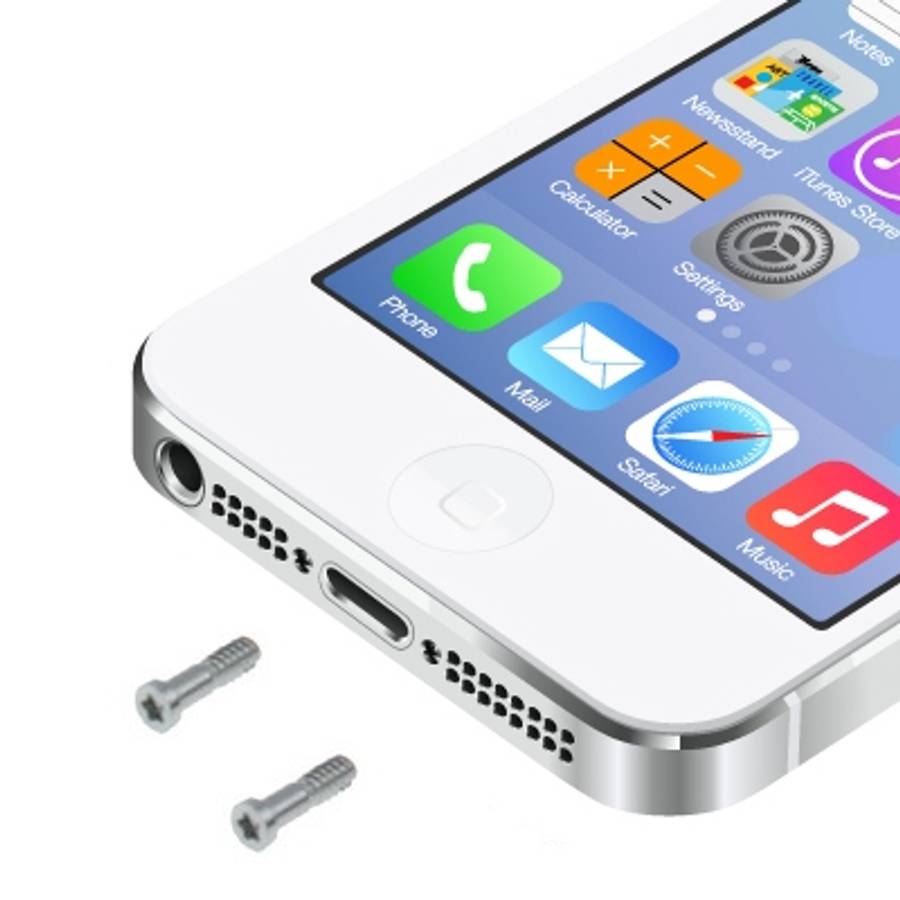 20 PCS for iPhone 5 / 5S Original Dock Screws, For iPhone 5/5S, For For iPhone 5 &amp; iPhone 5S