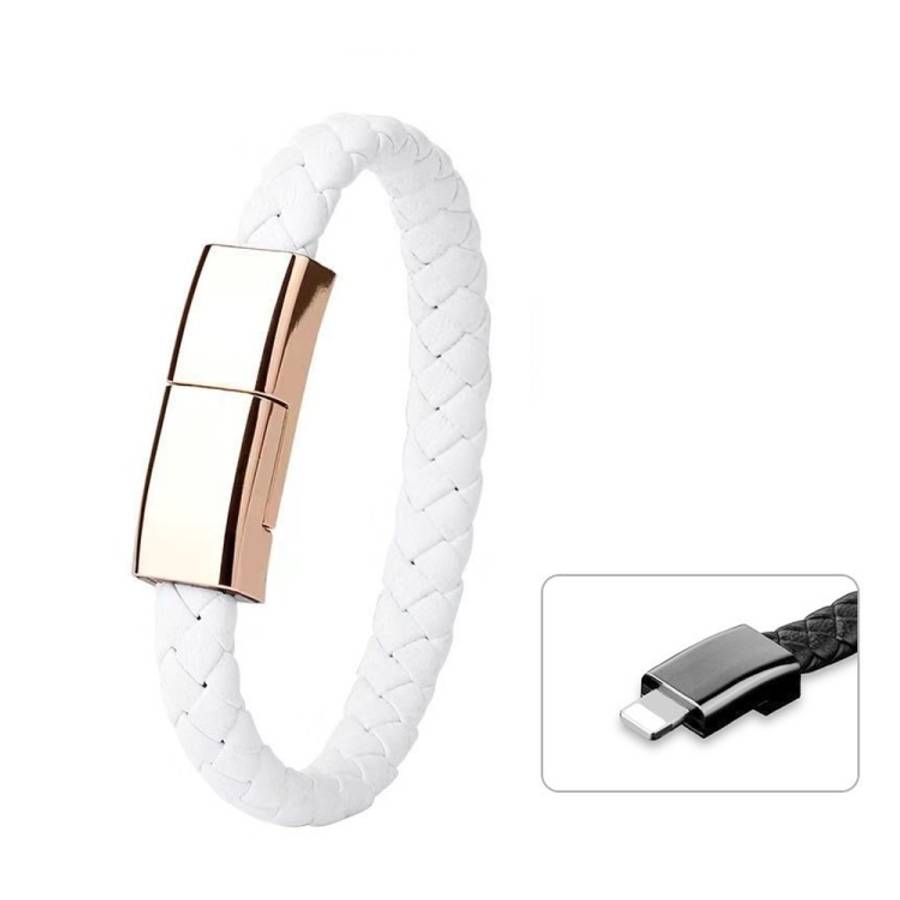 XJ-28 2.4A USB to 8 Pin Creative Bracelet Data Cable, Cable Length: 22.5cm, XJ-28 8 Pin, 22.5cm 8...