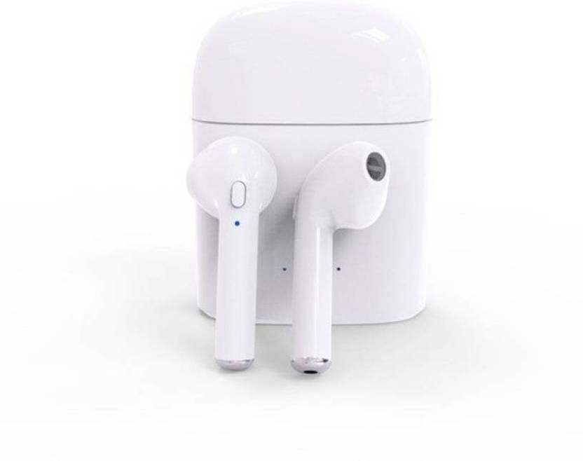 i7 TWS Mini Binaural Bluetooth Earphones Universal Wireless Earbuds - WHITE