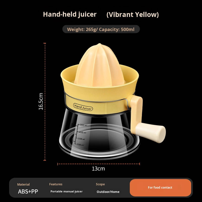 Hand-Cranked Manual Squeezer