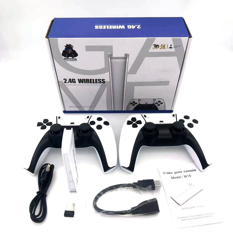 M15 Family PSP Mini Home TV Video Console U Treasure 2.4G HD 4K for Handheld Console Wireless Contro