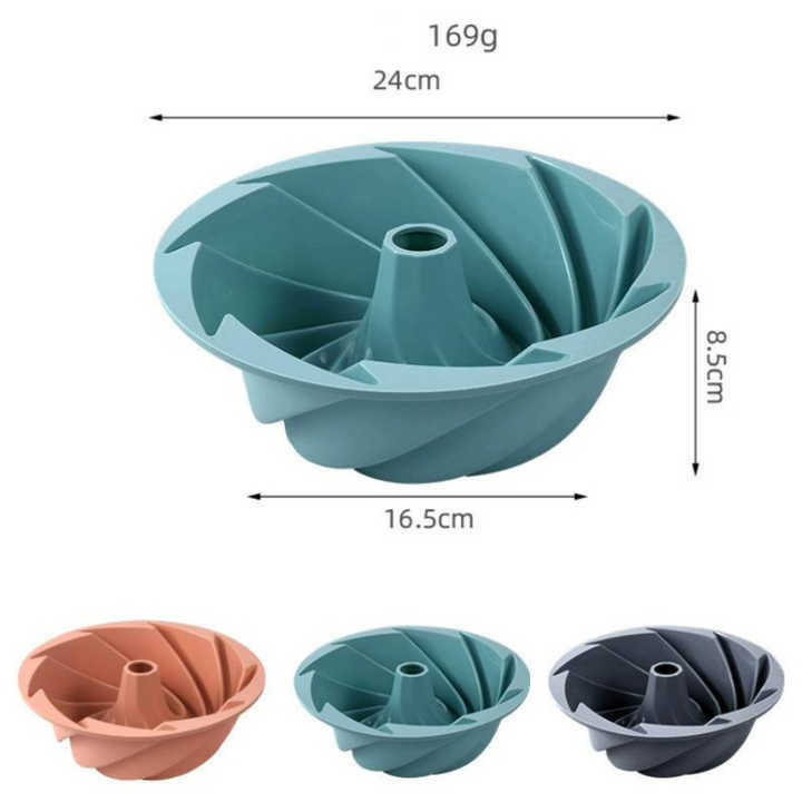 Silicone Kitchen Chiffon Cake Mold Baking Pastry Tools Silicone Household Kitchen Tools Cake Baking