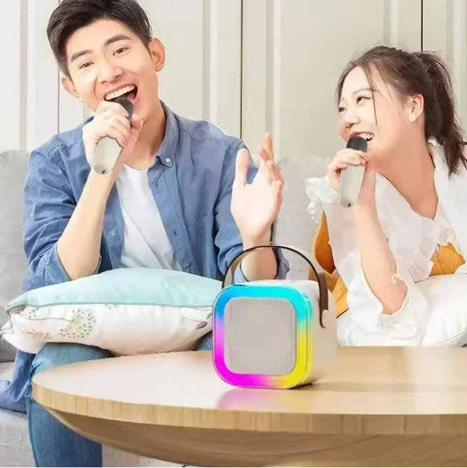 Microphone Portable Wireless Speaker Kid Toy Sound Bar Mini Portable Out Door KTV Home Party BT Mic