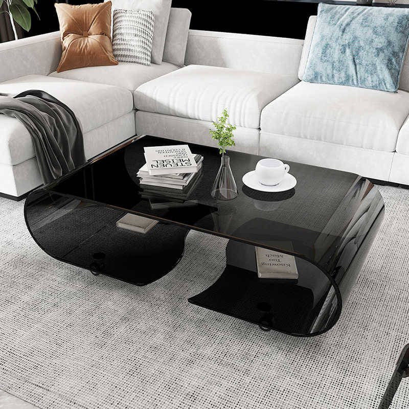 Black Rectangular Coffee Table
