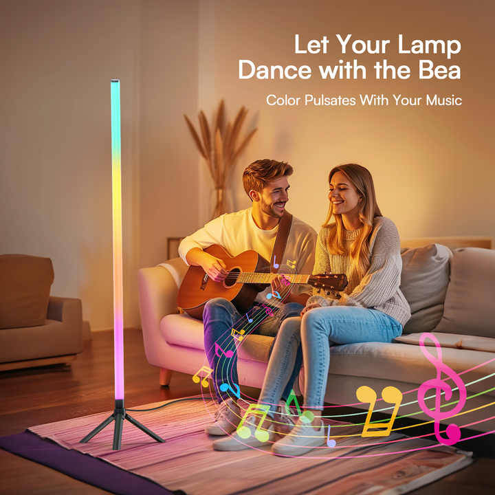 1pc Rgb Corner Floor Lamp