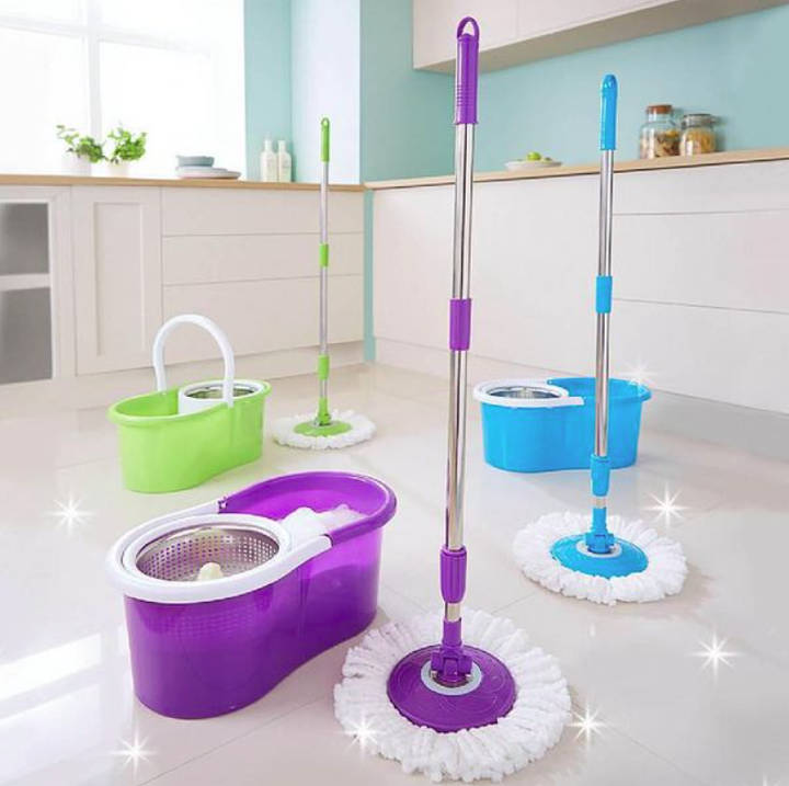 360 Rotating Clean Magic Mop with Bucket Set Floor Clenaning Squeeze Bucket