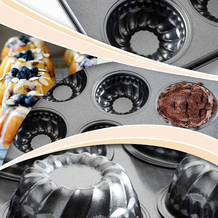 12 Cup Muffin Pan Quality Mini Cup Cake Baking Pan Mold