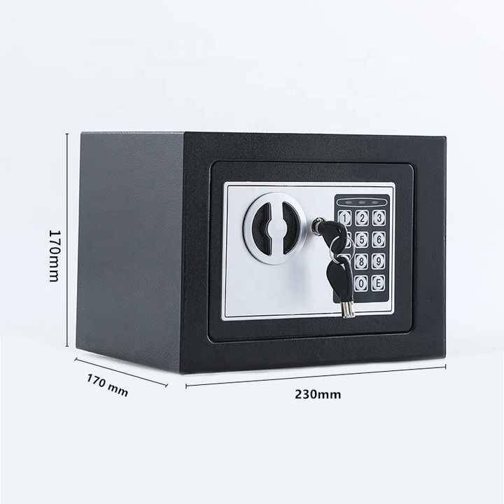 Safe Box for Hotel Office Money Deposit Box Fireproof Safe for Home Small Size Digital Lock and Keys