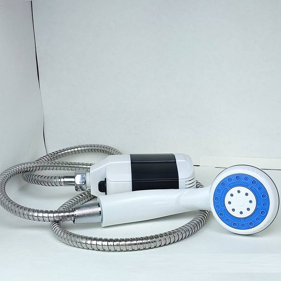 Portable Camping Outdoor Shower Handheld Electric Shower Battery Powered Compact Handheld Rechargeab