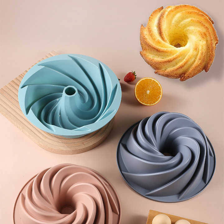 Silicone Kitchen Chiffon Cake Mold Baking Pastry Tools Silicone Household Kitchen Tools Cake Baking