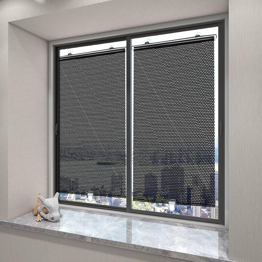 Light Filtering Saft and Durable Fabric Window Shades Roller Blinds for Office