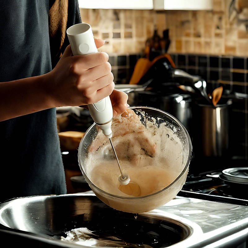 2 in 1 Electric Milk Frother USB Rechargeable