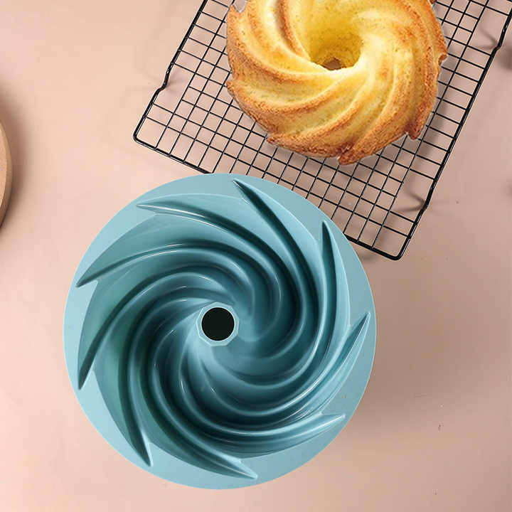 Silicone Kitchen Chiffon Cake Mold Baking Pastry Tools Silicone Household Kitchen Tools Cake Baking
