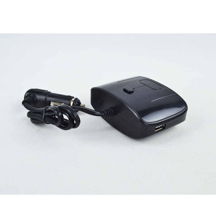Olesson 1635 12-24V 100W Dual USB 3 Socket Car Charger with ON/OFF Switch Car Charger Adapter