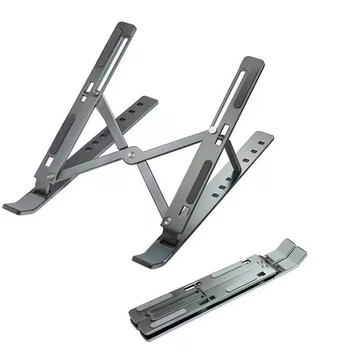 Portable Table Height Adjustable Laptop Holder Support Colling Aluminium Alloy Notebook Vertical Lap