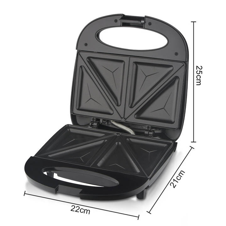 Automatic Non Stick Sandwich Machine Maker Waffle Maker Detachable Breakfast Toaster Electric