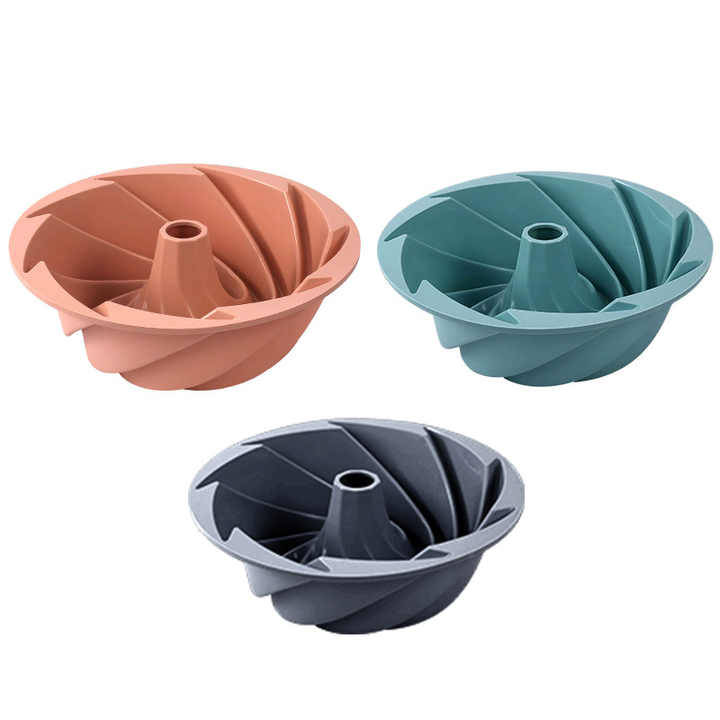 Silicone Kitchen Chiffon Cake Mold Baking Pastry Tools Silicone Household Kitchen Tools Cake Baking