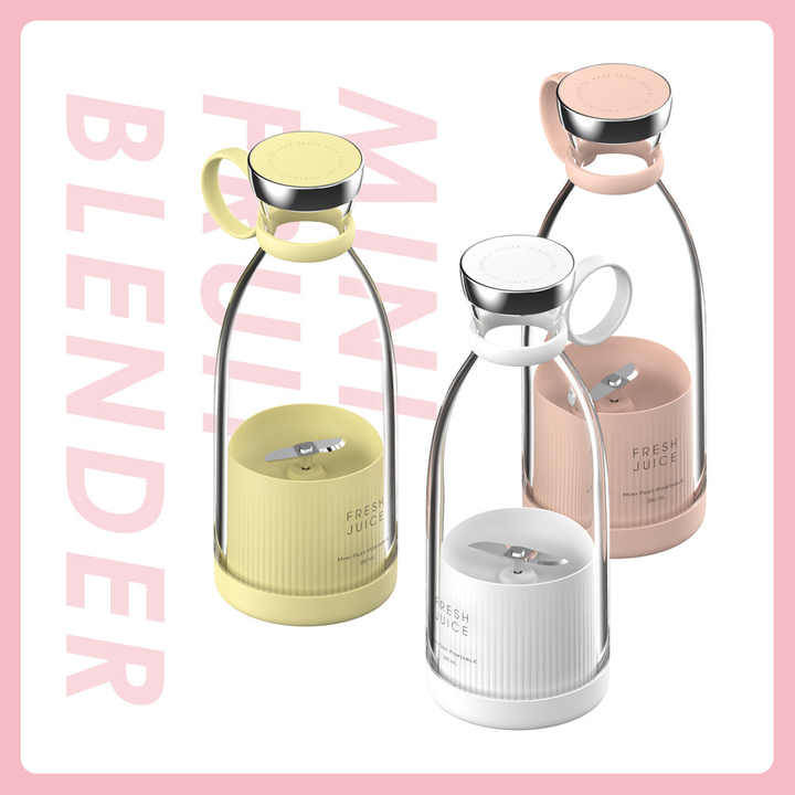 Portable Blender Mixer Blender for Kitchen Travel Office, USB-C Rechargeable Mini Blender Shakes and