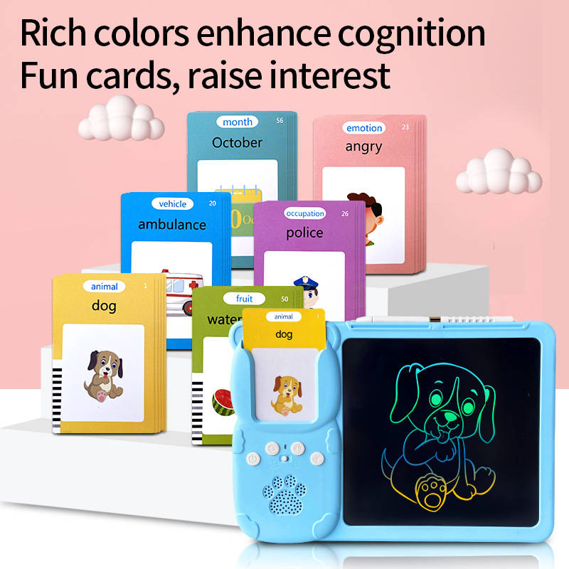 2-in-1 Interactive Flashcard Drawing Board