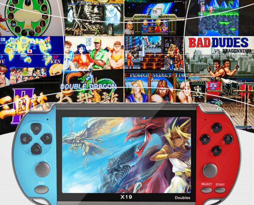 X19 Handheld Game Console 4.3 Inch Screen Video Game Player