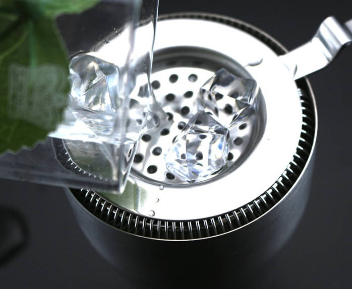 Metal Bar Strainer Fancy New Design Decoration Luxury Wholesale Best Quality Gray Color Strainer