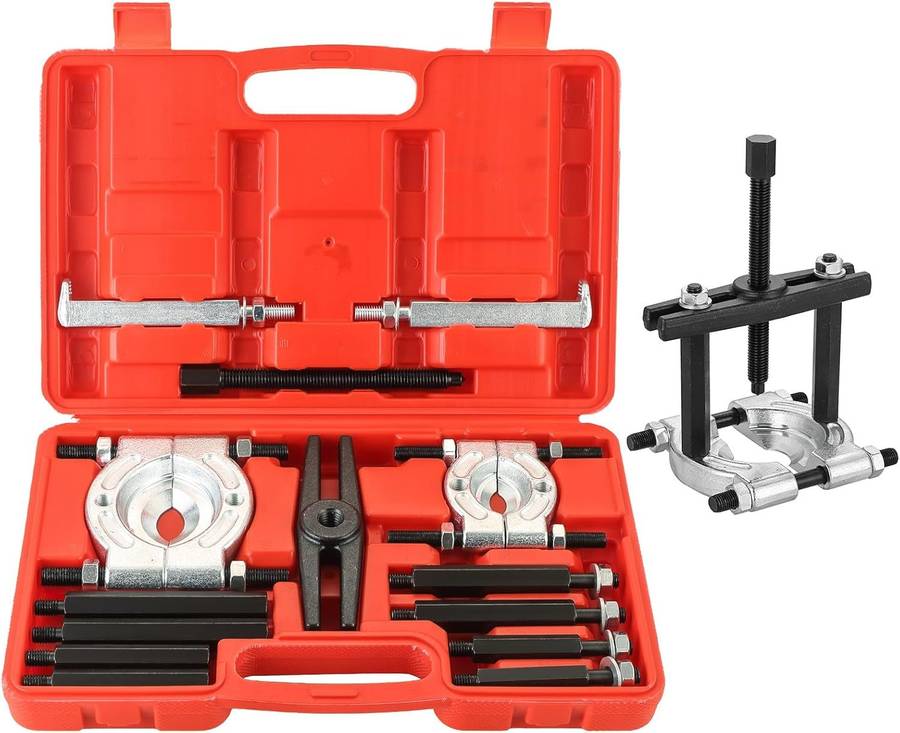 Heavy Duty 14-Piece H-Type Bearing Puller Separator kit With Case