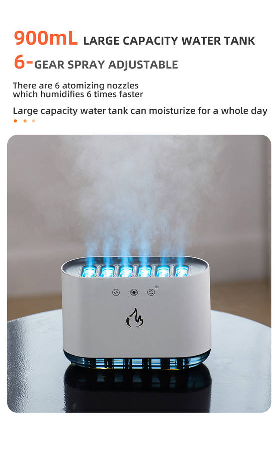 Air Humidifier Essential Oil Aroma Diffuser 7-Color Dynamic Atmosphere Light Heavy Fog Humidifiers