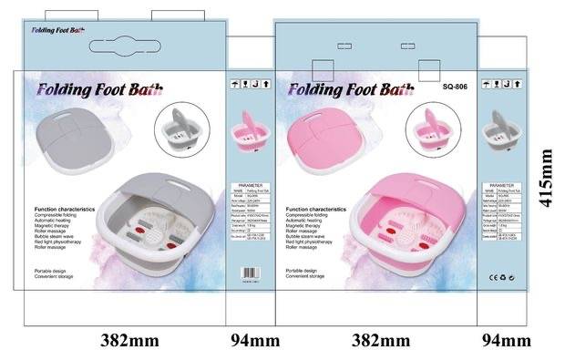 Foldable Bubble Roller Electric Spa Foot Bath Massager Air Bubble Bath Massage Bath Spa Bubble Massa