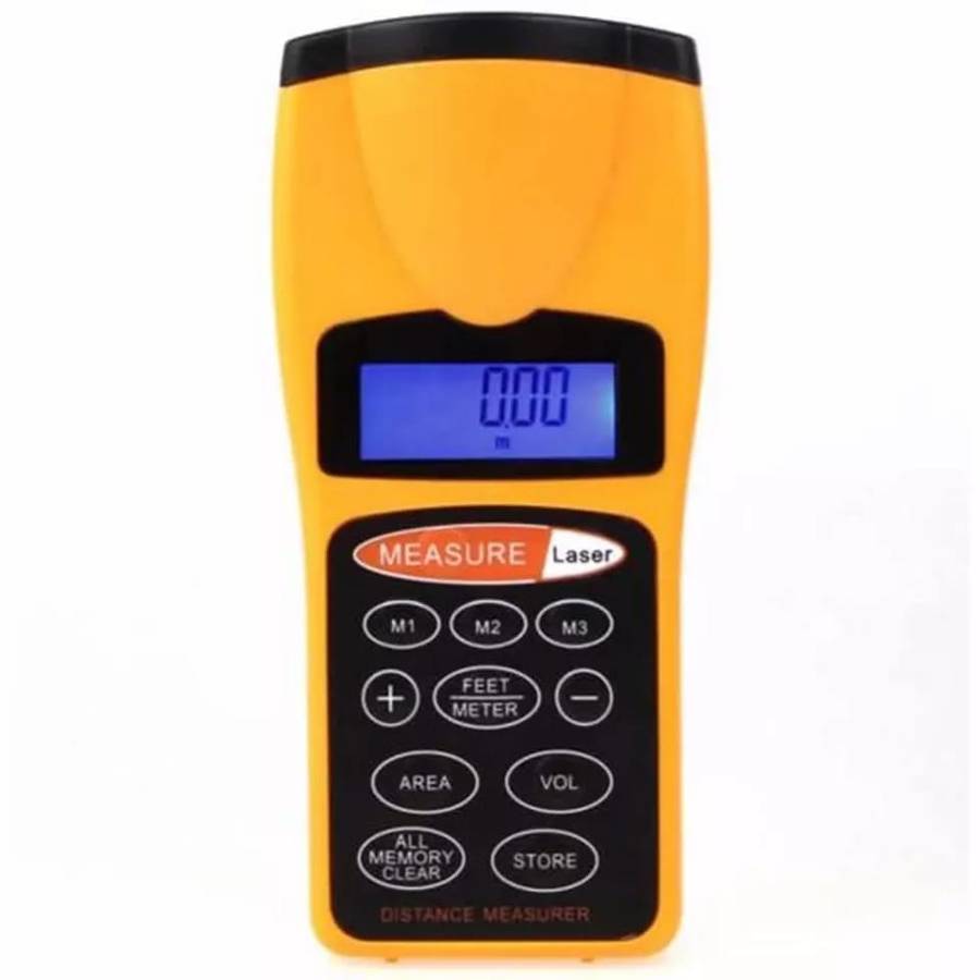 Digital LCD Ultrasonic Laser Distance Meter Rangefinder 0.5m-18m