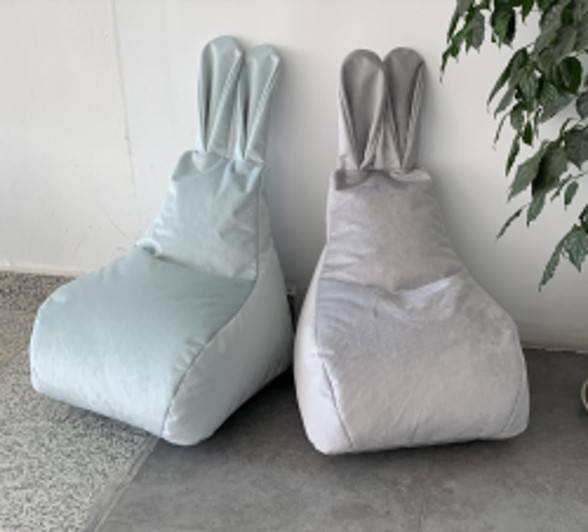 Jeronimo Bunny Bean Bag - Grey
