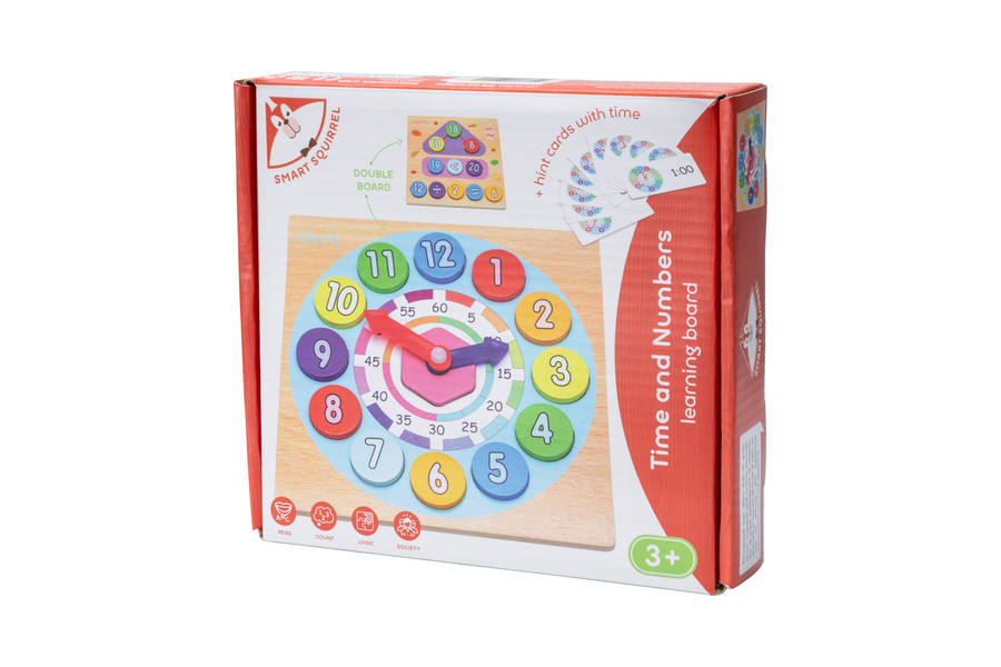 Wooden Time & Number Game
