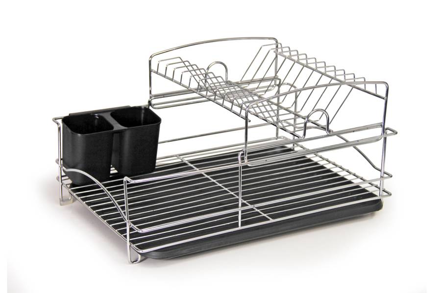 Fine Living Balcony Dish Rack - Black