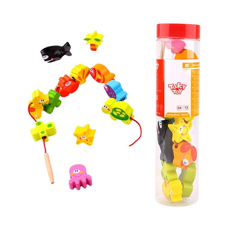 Nuovo Wooden Lacing Blocks - Marine