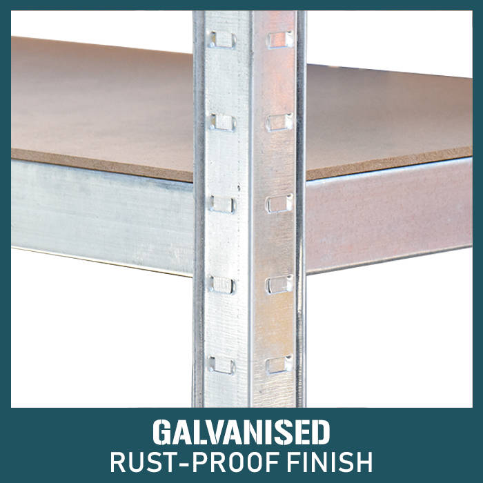 Fine Living - 4 Layer Shelf In Galvanized Steel