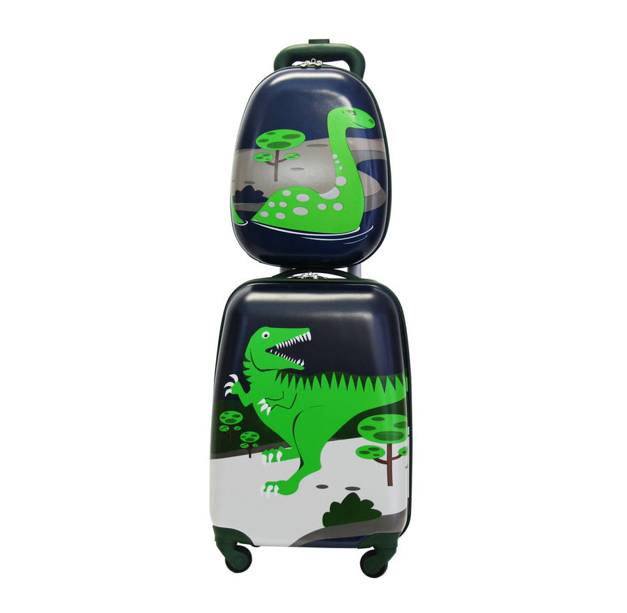 Side Kick - Kids 2pc Travel Case Set - Dino