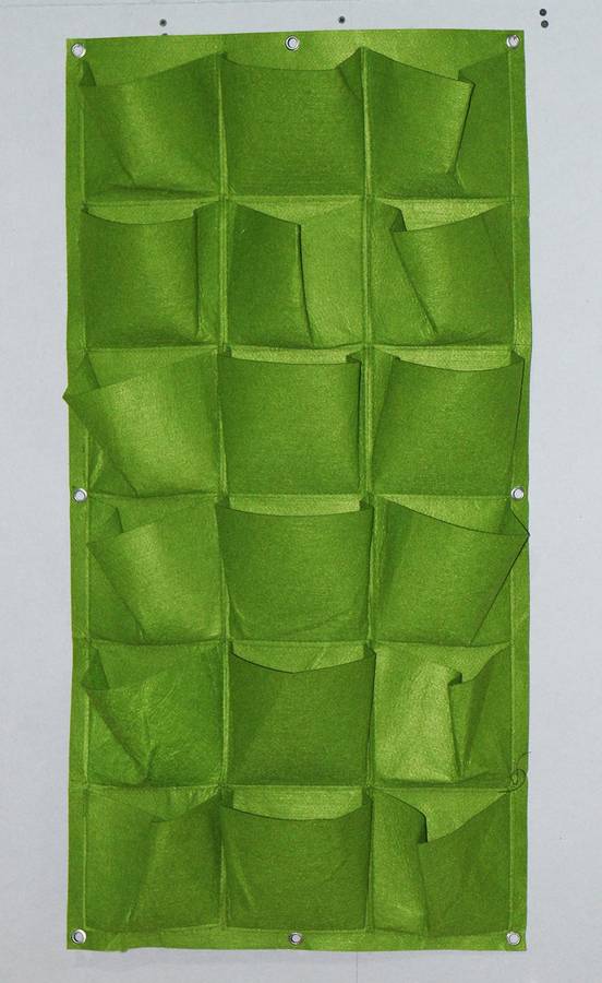 Fine Living 18 Pockets Wall Planter - Green
