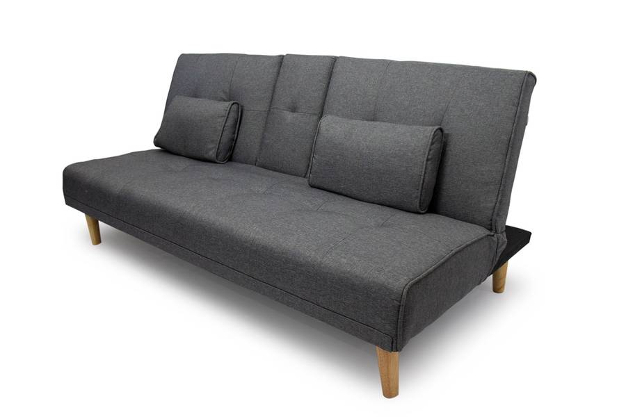 Fine Living - Isle Couch/Sleeper  - Dark Grey